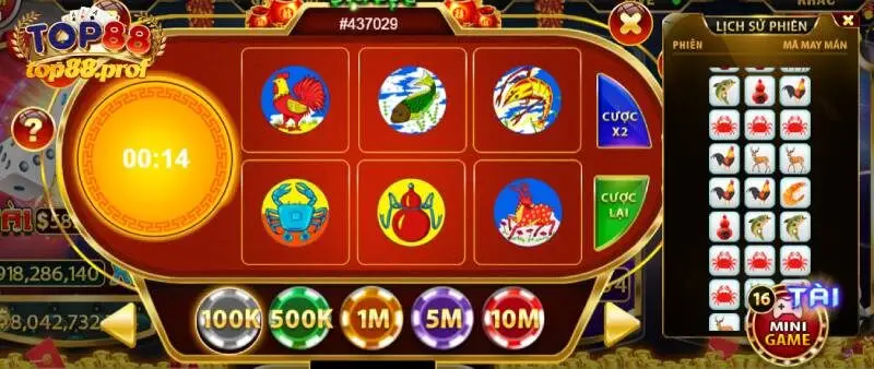 Bầu cua TOP88 dễ cược, dễ trúng