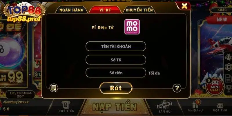 Các bước rút thưởng nhà cái qua ví điện tử đơn giản