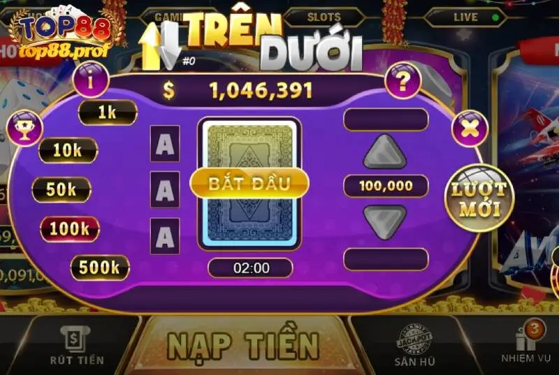 Phân bố vốn cược mini game trên dưới hợp lý để có lợi nhuận cao